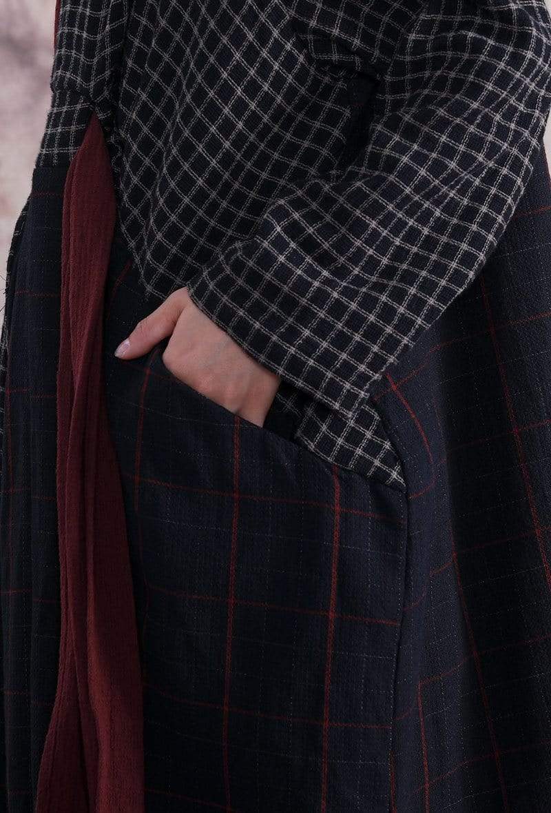 Mixed Emotions Plaid Dress | Nirvana