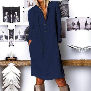 Modern Boho Plus Size Shirt Dress