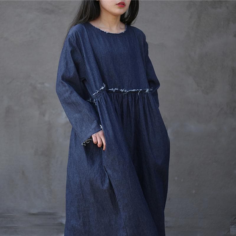 Casual Loose Denim Dress | Zen