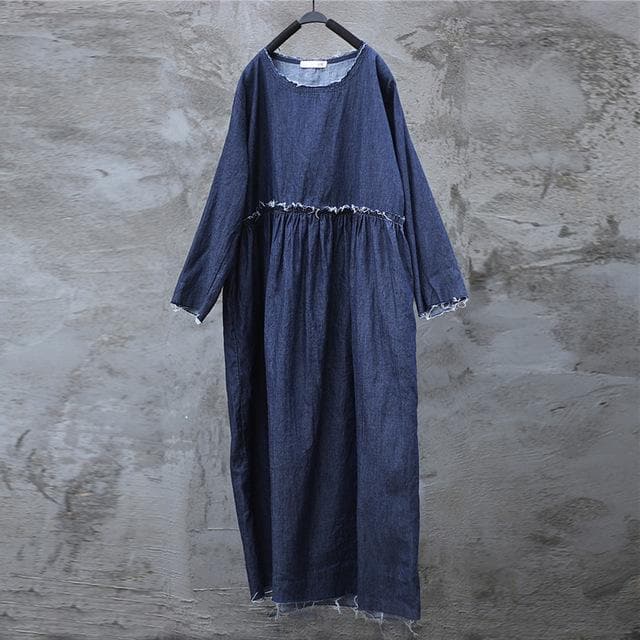 Casual Loose Denim Dress | Zen