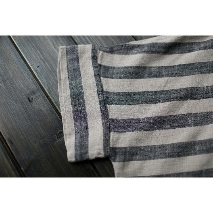 Striped Oversized Maxi Dress