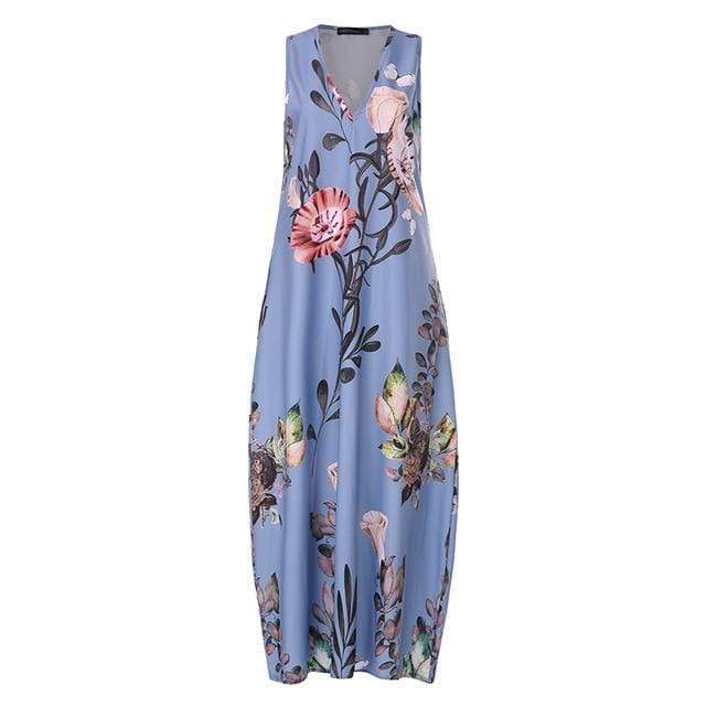 Venus Modern Boho Floral Dress