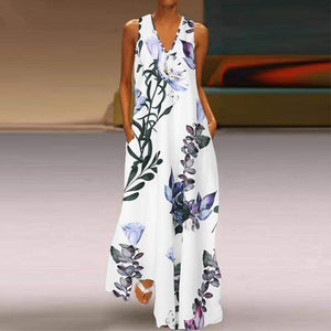 Venus Modern Boho Floral Dress