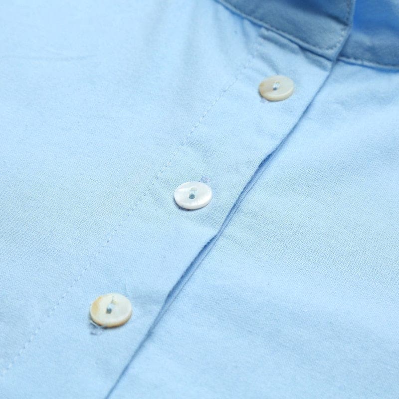 Zen Casual Button Up Blouse Dress  | Zen