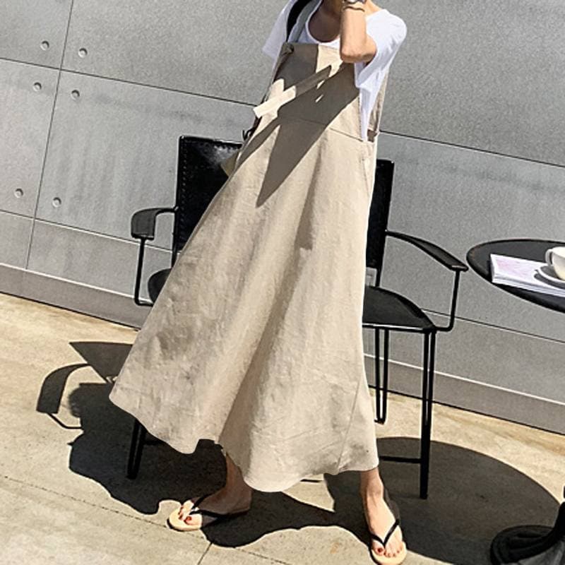 Going Off Overall Dress