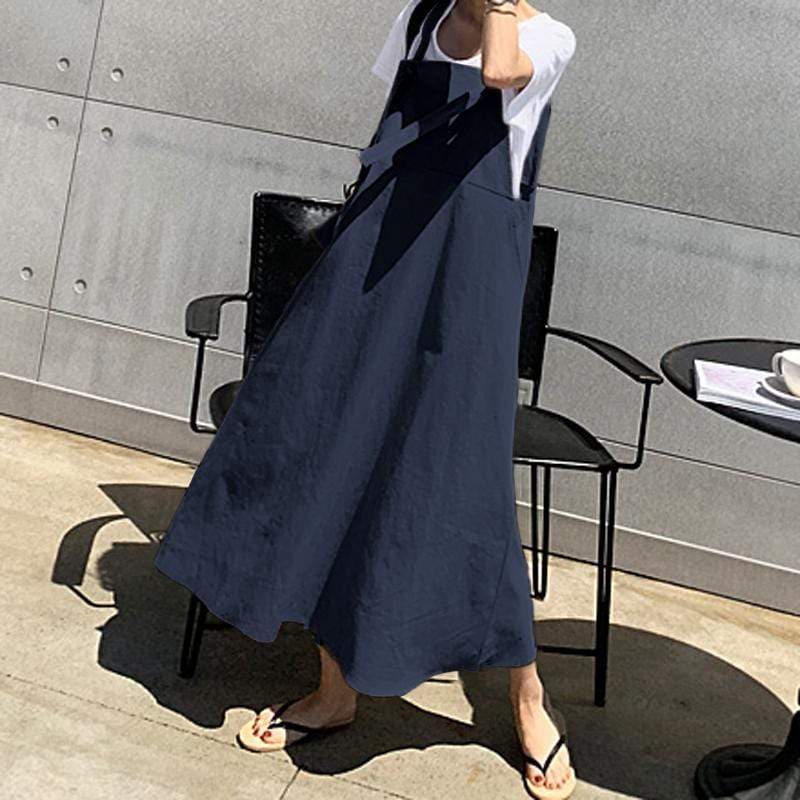 Going Off Overall Dress