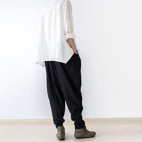 Loose Linen Trousers