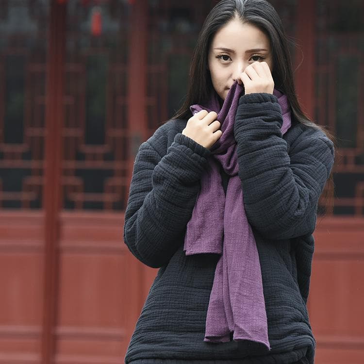 Cotton Linen Large Scarf