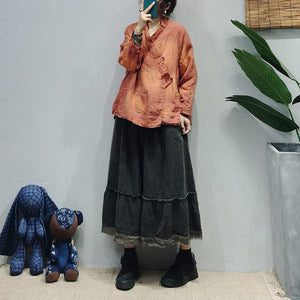 Oversized Cotton and Linen Blouse | Lotus
