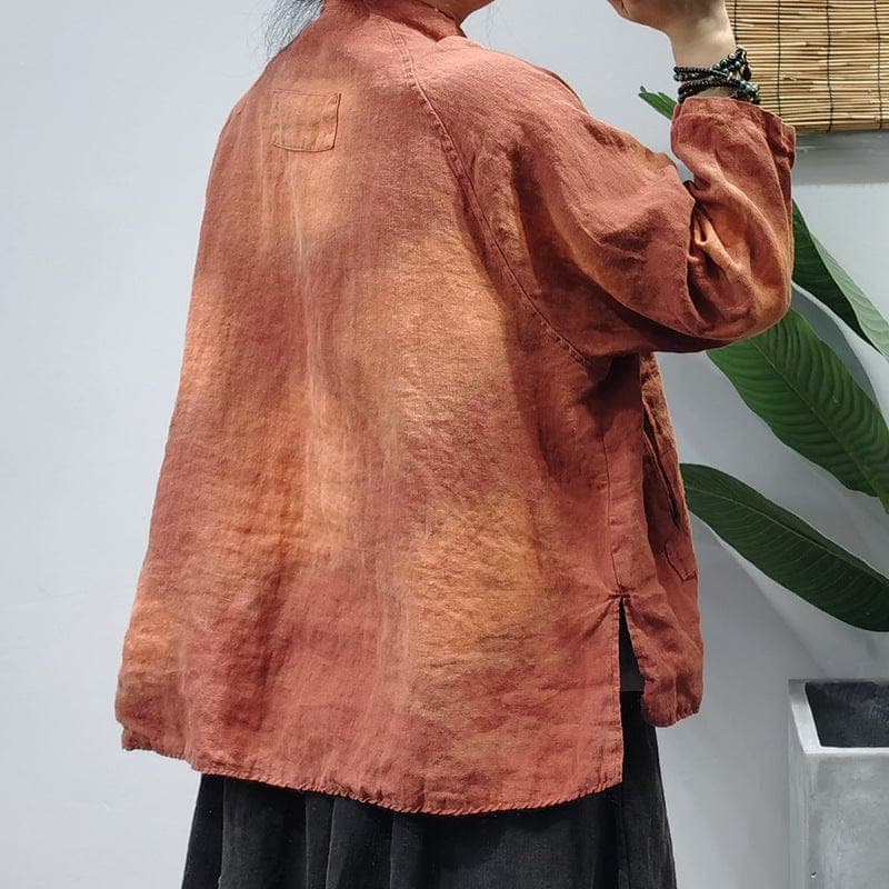 Oversized Cotton and Linen Blouse | Lotus