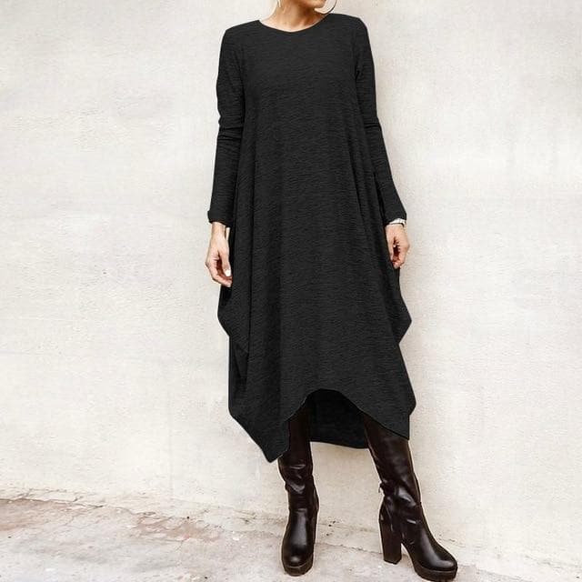 Luna Asymmetrical Plus Size Dress