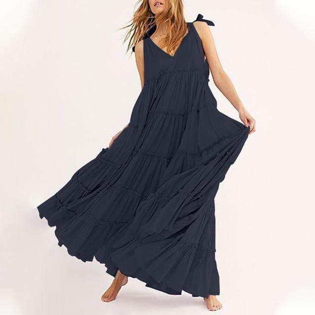 Scarlett Bohemian Ruffle Dress