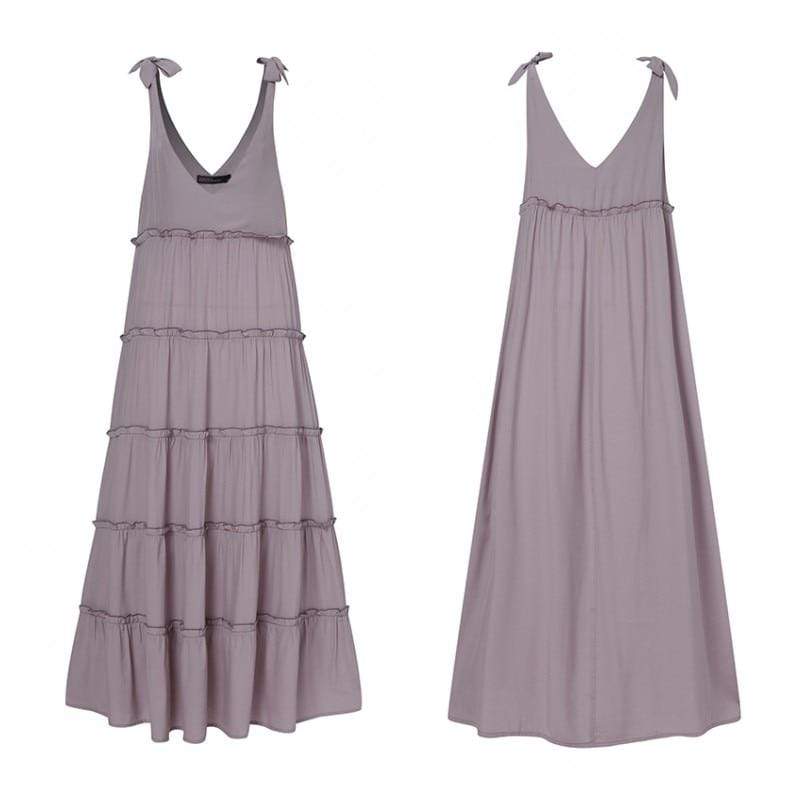 Scarlett Bohemian Ruffle Dress