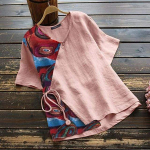Abstracto Wrap Blouse