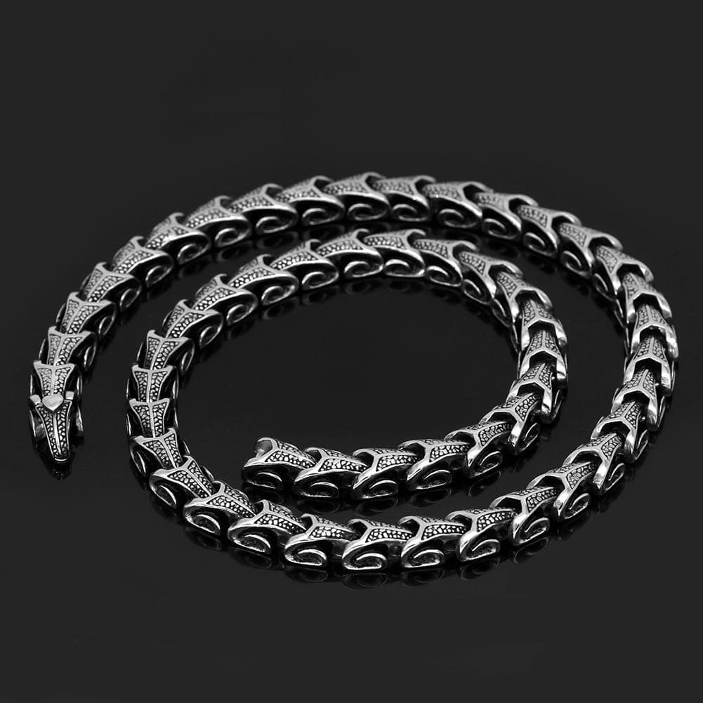Viking Stainless Steel Jörmungandr Chain