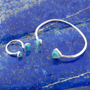 Chrysocolla Open Cuff Bracelet