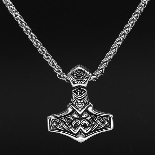 Vikings Nordic Hammer Stainless Steel Necklace