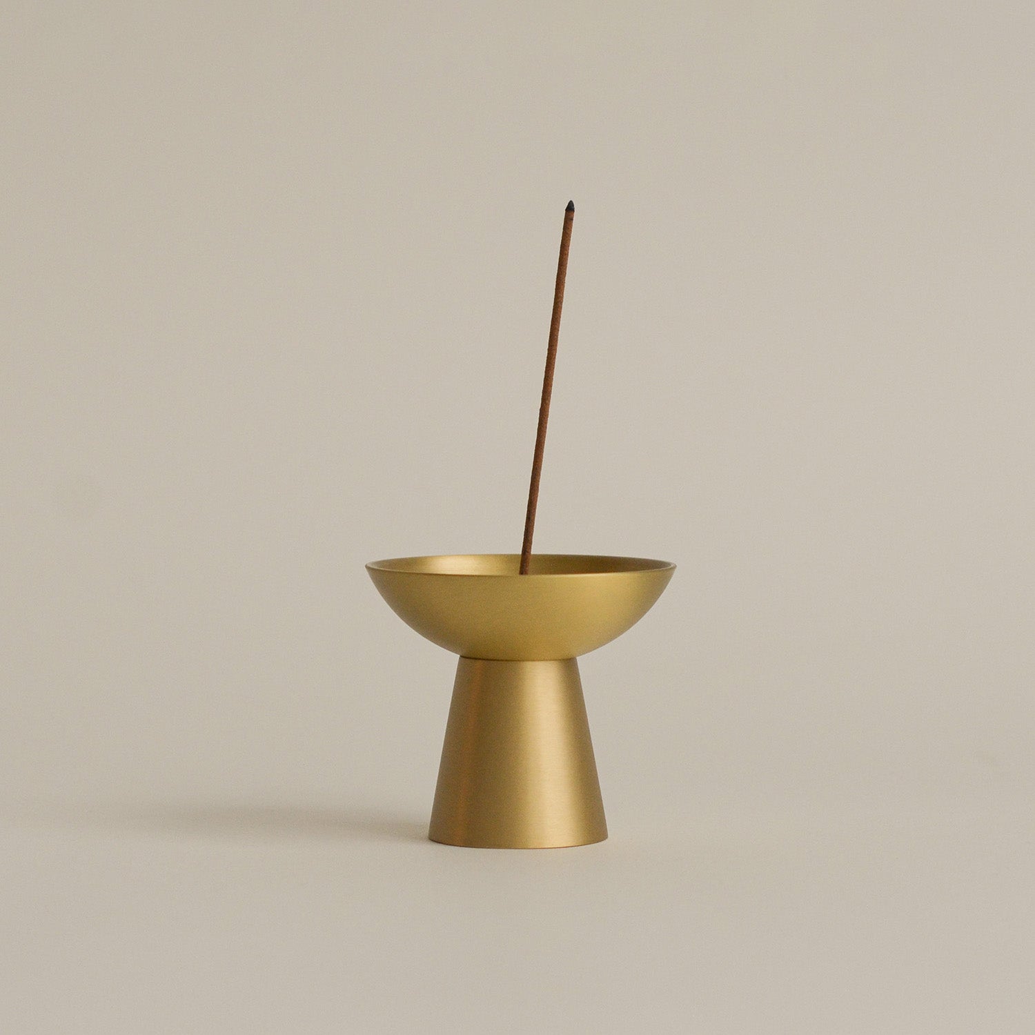 Conical Brass Ash Catcher Incense Holder