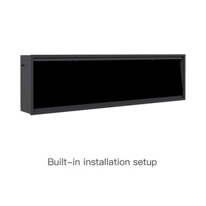 Dynasty Allegro 76" Black Smart Linear Electric Fireplace [DY-BFM76] (SAK56392)