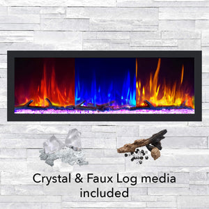 Dynasty Cascade 74" Smart Linear Electric Fireplace [DY-BTX74] (SAK61984)