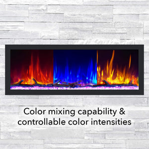 Dynasty Cascade 74" Smart Linear Electric Fireplace [DY-BTX74] (SAK61984)