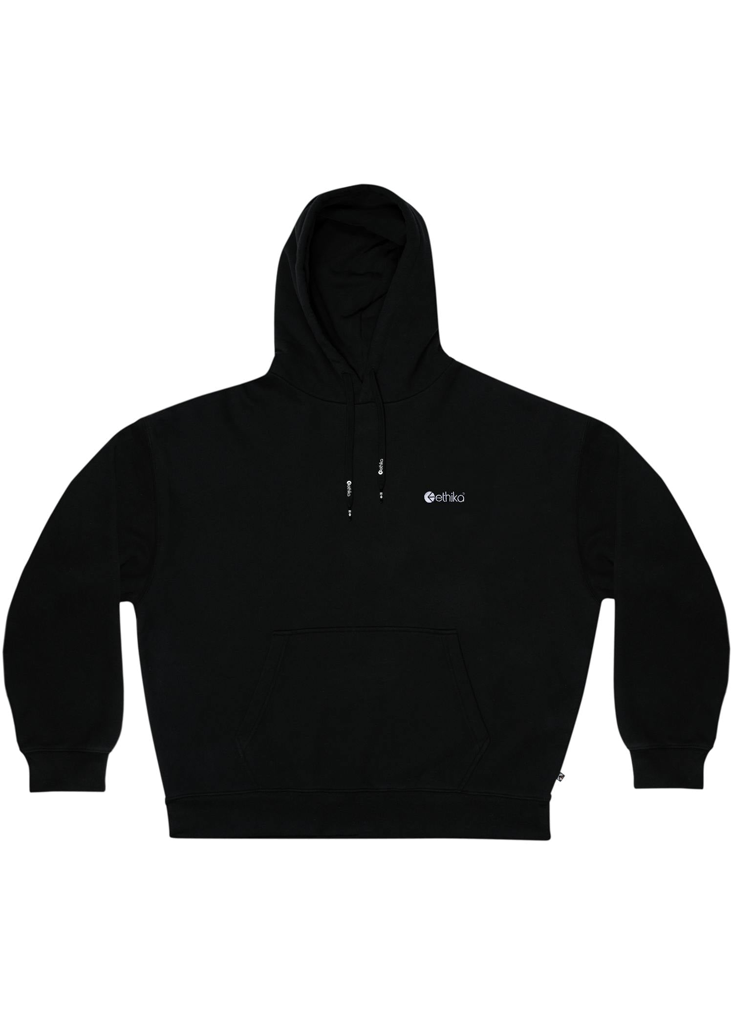 Embroidered Logo - Black | Mens Hoodie