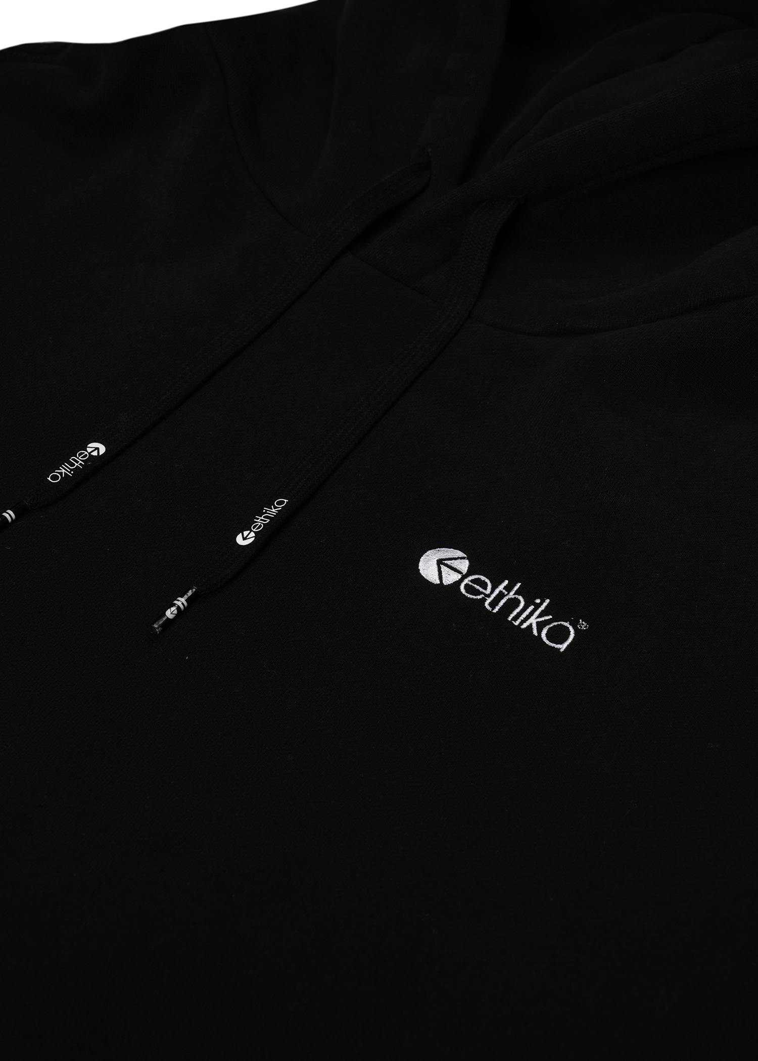 Embroidered Logo - Black | Mens Hoodie