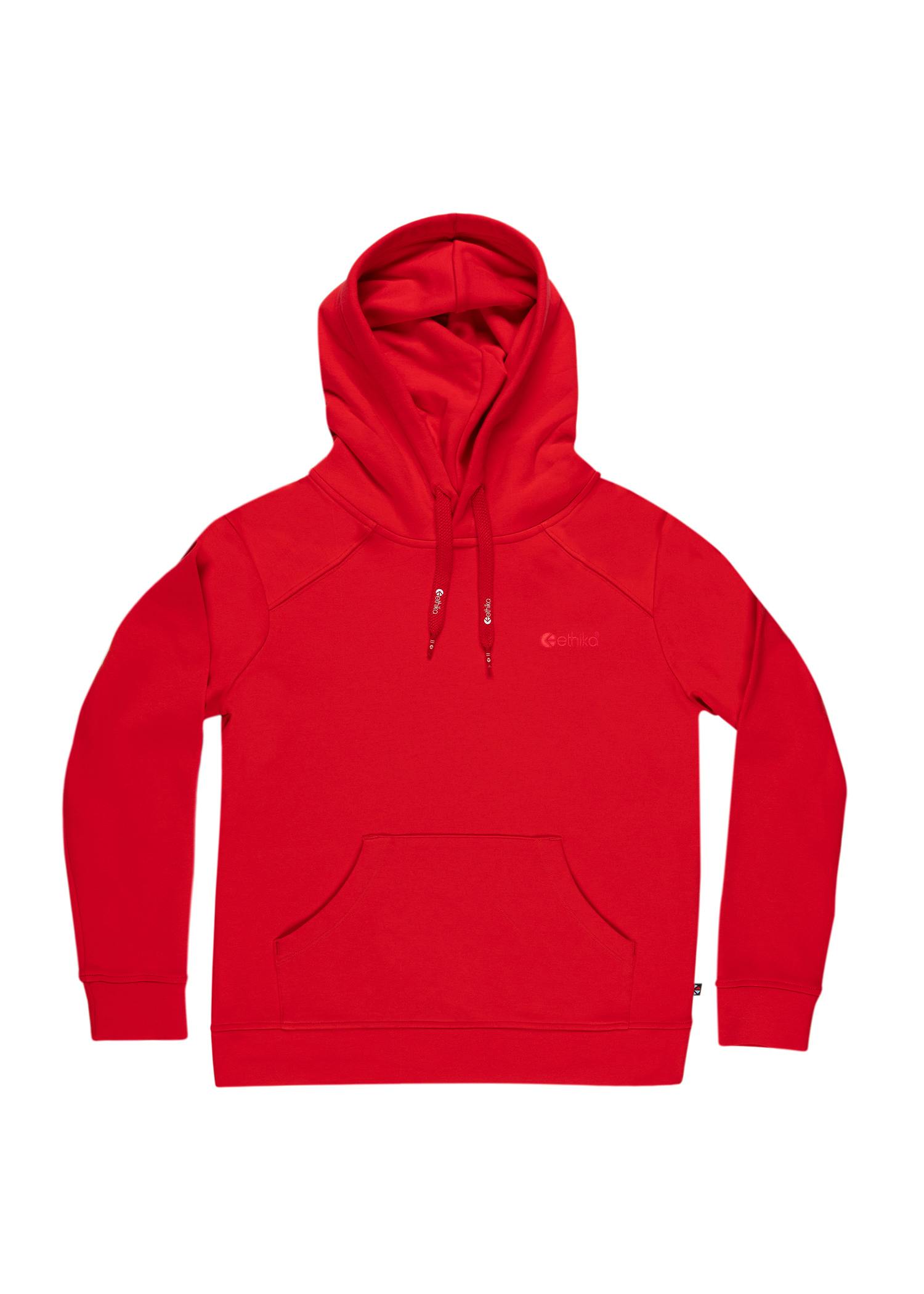 Embroidered Logo - Red | Mens Premium Hoodie