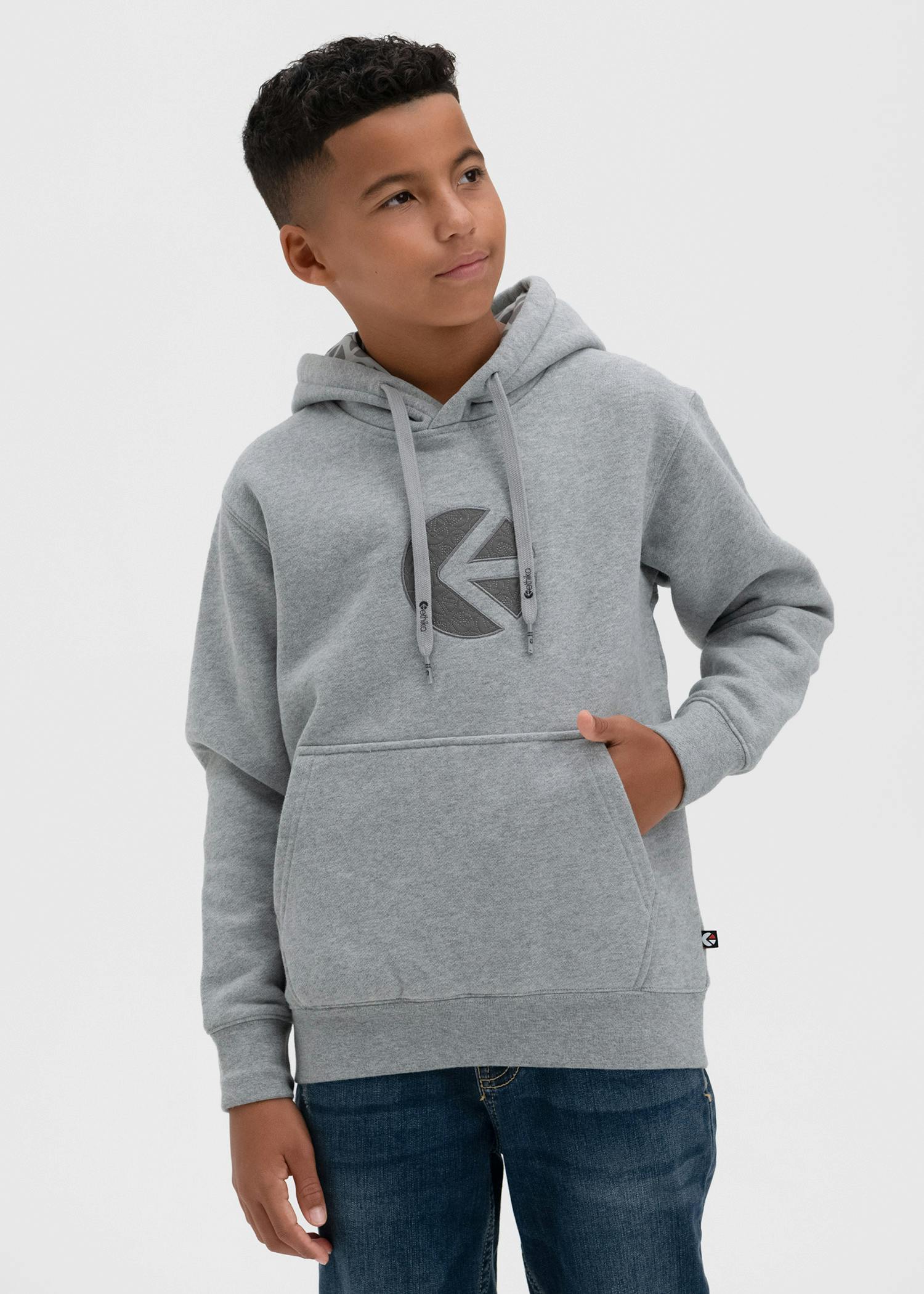 Icon Dark Heather | Kids Hoodie