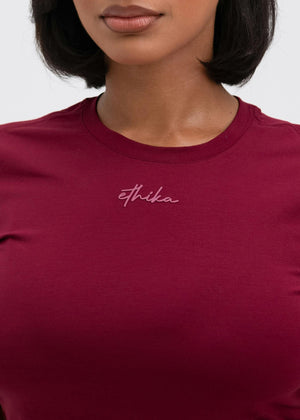 Berry | Womens Baby Tee