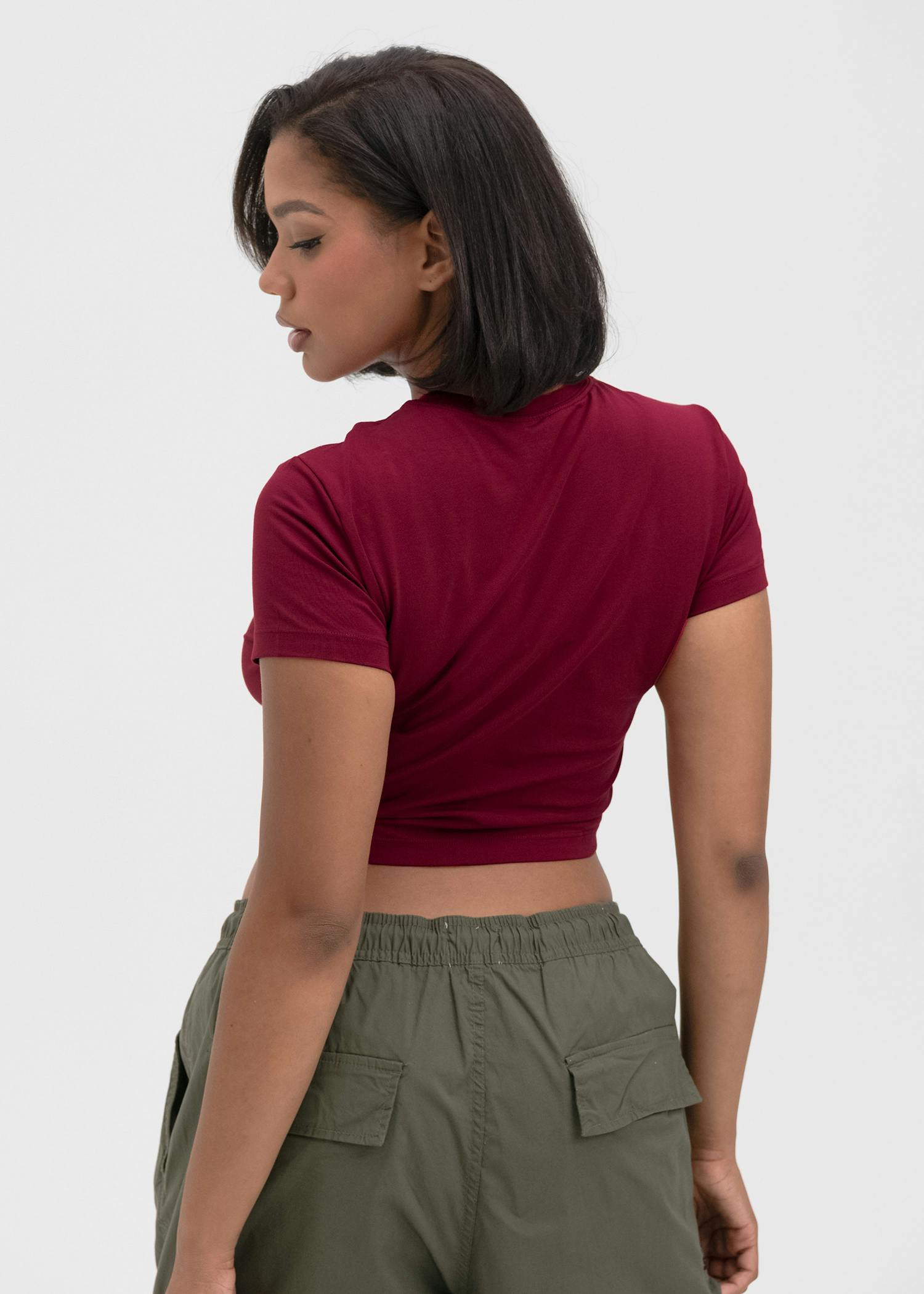Berry | Womens Baby Tee
