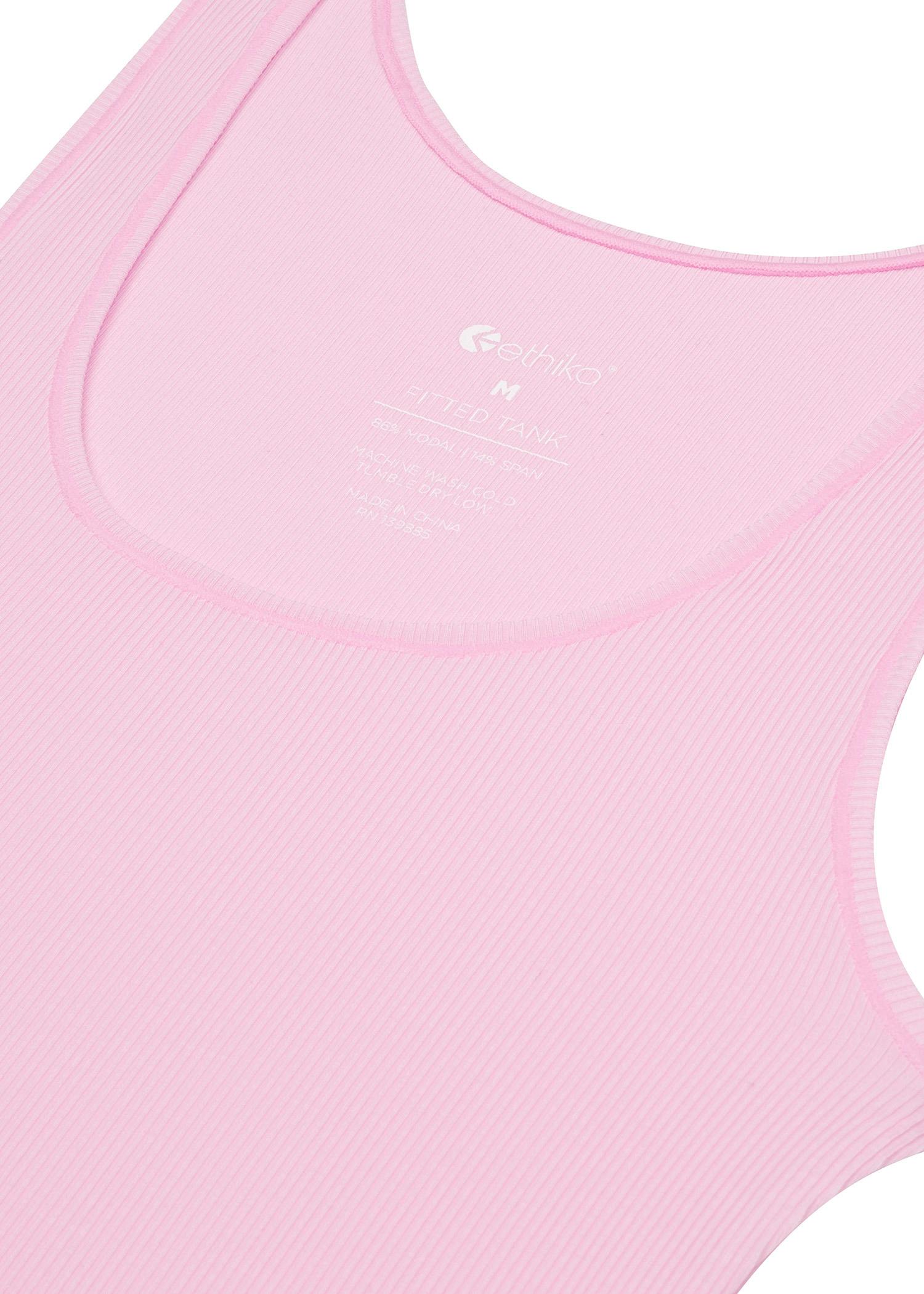 Blush | Womens Ribbed Crop Tank