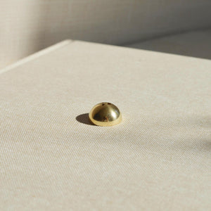Hemisphere Brass Incense Holder