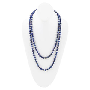 Immeasurable Blue Lapis Wrap Necklace