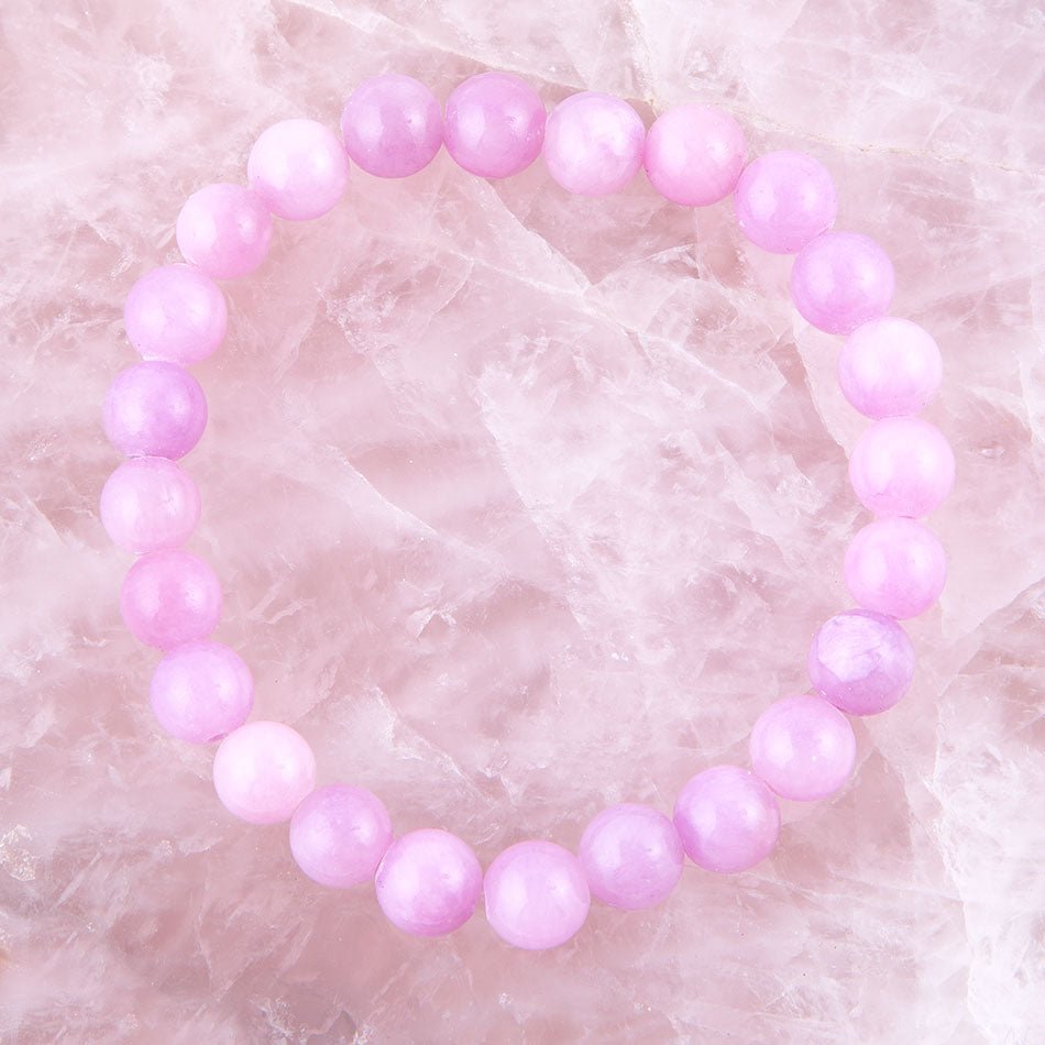 Lilac Jade Stack Bracelet