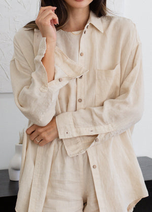 Linen Long Sleeve Shirt