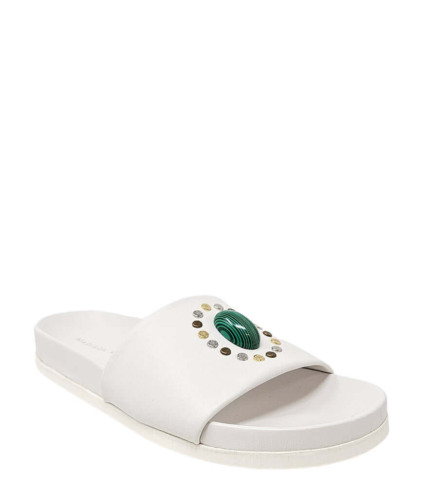 Athena White Open Toe Sandal