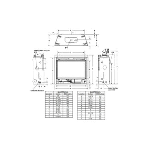 Majestic Quartz 32" Direct Vent Natural Gas Fireplace [QUARTZ32IFTN] (SAK75142)