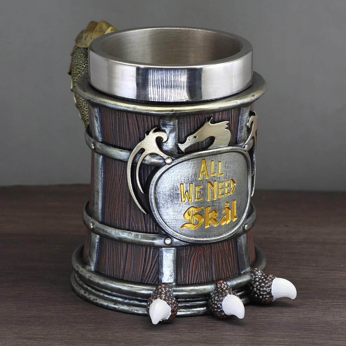 Viking Dragon Stainless Steel Mug
