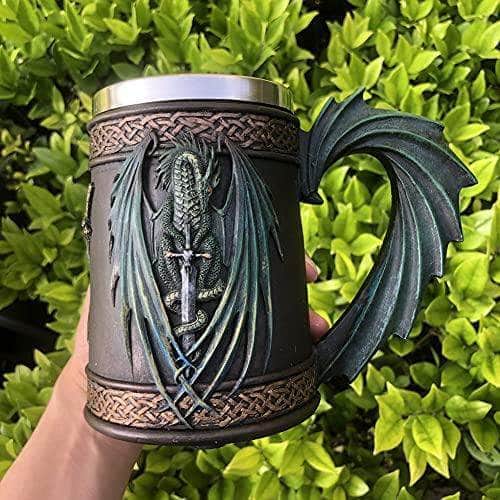Vikings Dragon Drinking Mug
