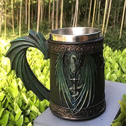 Vikings Dragon Drinking Mug