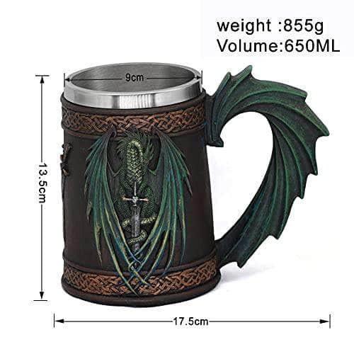 Vikings Dragon Drinking Mug