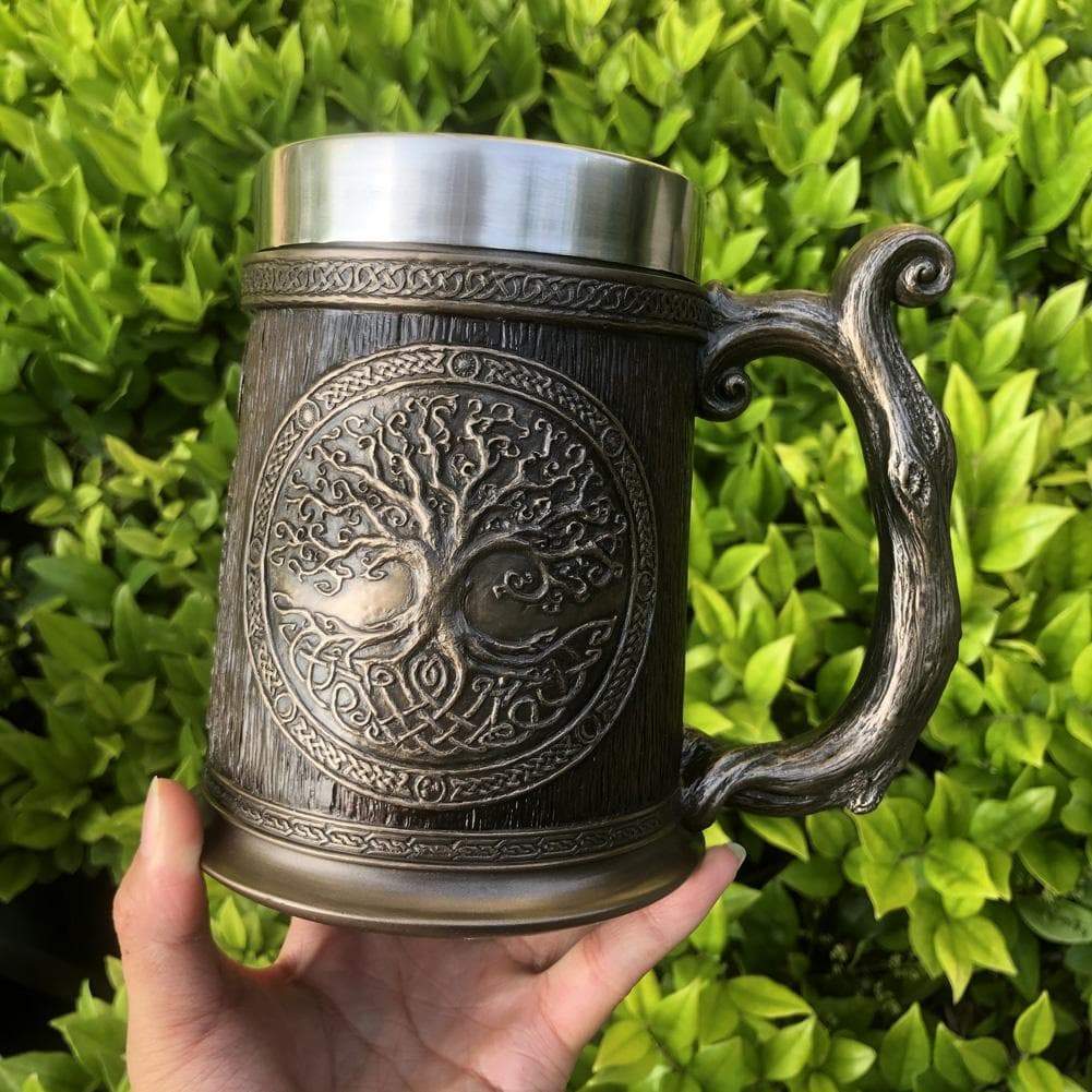 Viking Yggdrasil Tree of Life Tankard Mug