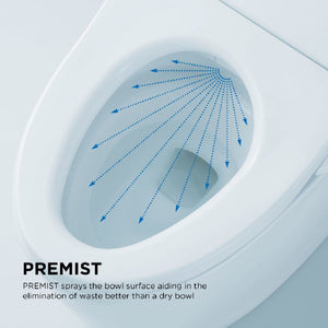 [MW4743074CEFG#01] TOTO Vespin II Washlet C2 With 1.28 GPF Elongated Bidet Toilet (SAK38540)