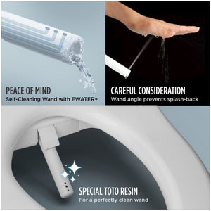 [MW7763084CEG#01] TOTO Drake 1.28 GPF Washlet Elongated Toilet With C5 Bidet Seat (SAK74362)