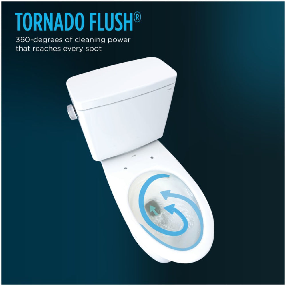 [MW7763084CEG#01] TOTO Drake 1.28 GPF Washlet Elongated Toilet With C5 Bidet Seat (SAK74362)