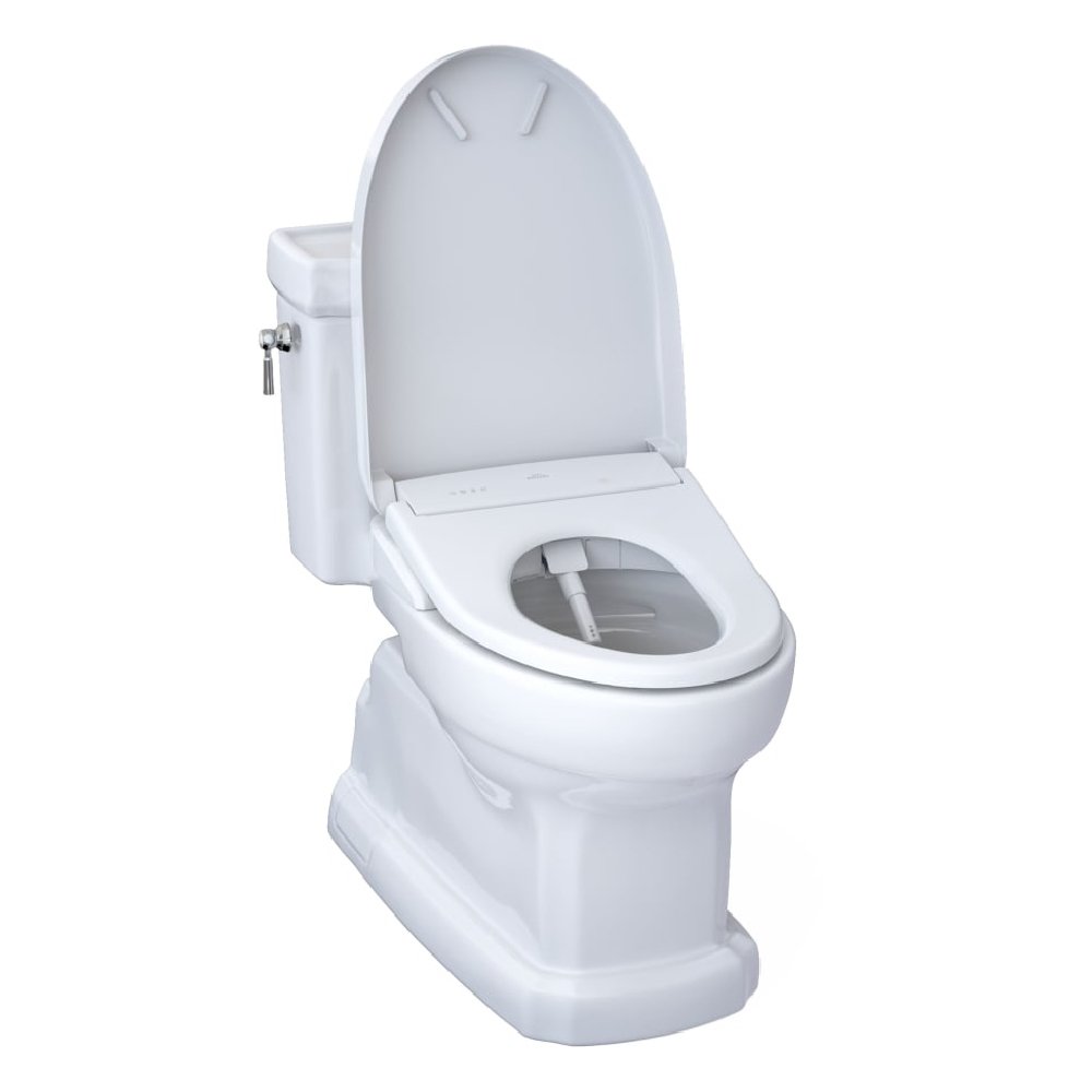 [MW9744734CEFGA#01] TOTO Guinevere 1.28 GPF Elongated Chair Height Toilet With Washlet+ S7A Tornado Auto Flush (SAK41037)