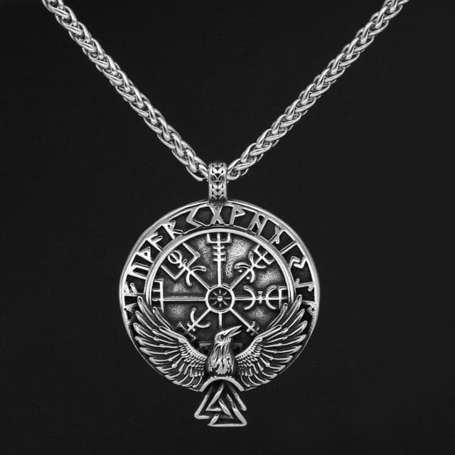 Vikings Vegvisir Stainless Steel Chain Necklace
