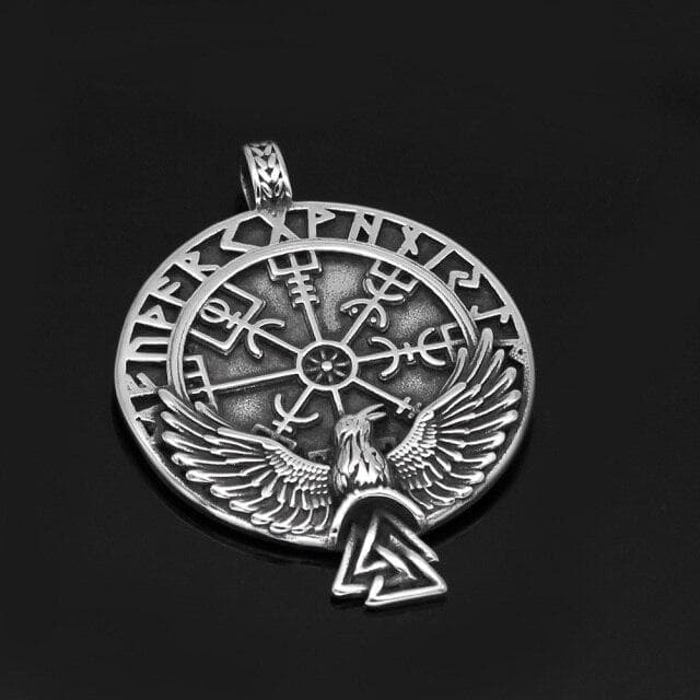 Vikings Vegvisir Stainless Steel Chain Necklace