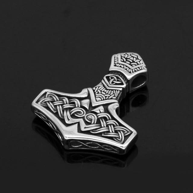 Vikings Nordic Hammer Stainless Steel Necklace